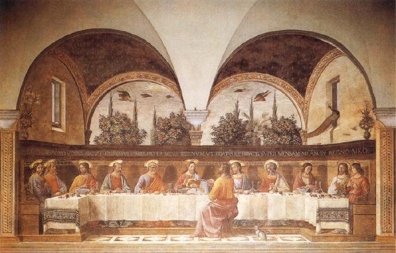 GHIRLANDAIO, Domenico Last Supper Germany oil painting art